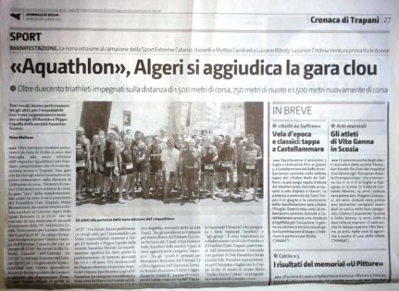 Giornale Acquathlon